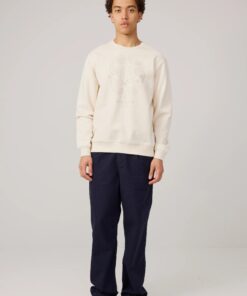Makia Beam Sweatshirt Natural White