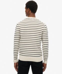 The Merchant Store Breton Jumper Cream Breton Stripe