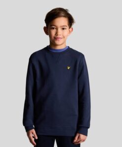 Lyle & Scott Kids Crew Neck Sweatshirt Navy