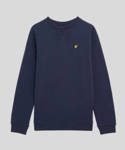 Lyle & Scott Kids Crew Crew Neck Sweatshirt Navy