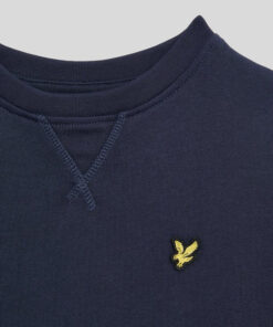 Lyle & Scott Kids Crew Crew Neck Sweatshirt Navy