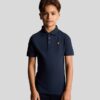 Lyle & Scott Boys Cotton Polo Shirt Navy