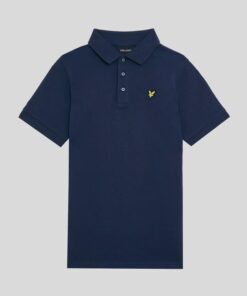Lyle & Scott Boys Cotton Polo Shirt Navy