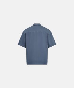 Resteröds Short Sleeved Shirt Noah Cotton Blue