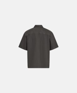 Resteröds Short Sleeved Shirt Noah Cotton Gray