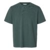 Selected Men Slhatlas O-neck Tee Balsam Green