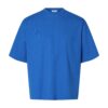 Selected Men Slhboxylogan O-neck Logo Tee Victoria Blue