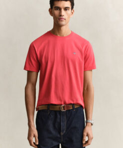 Gant Reg Shield T-Shirt Rose Red