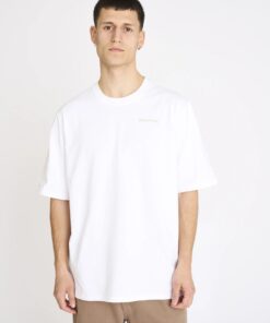 Resteröds T-Shirt with Print Tas Cotton White