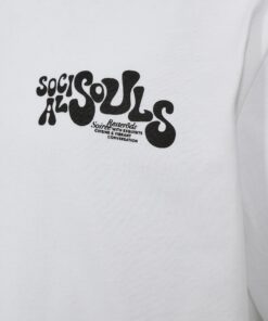 Resteröds T-shirt with Tas Print Cotton White