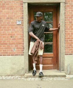 Resteröds T-shirt with Print Tas Cotton Black