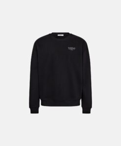 Resteröds Crewneck Sweatshirt Drake Cotton Black with Print