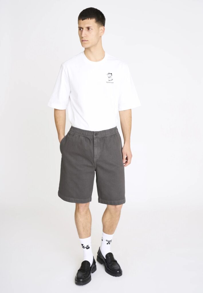 Resteröds Short Nile Cotton Gray