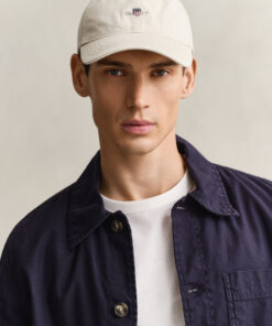 Gant Shield Cotton Twill Cap Putty