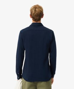 Lacoste Slim Fit Cotton Piqué Shirt Midnight Blue