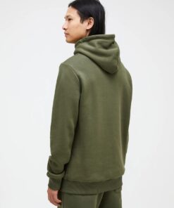Peak Performance Original Small Logo Hood Men Pine needle