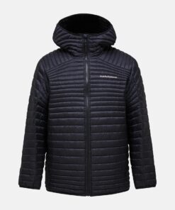 Peak Performance Monolight Insulated Hood Jacket Men Black