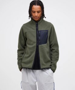 Peak Performance NatureRush Pile Zip Jacket Men Pine Needle