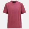 Peak Perfomance Original Small Logo Tee Men Wild Rouge