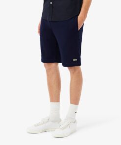 Lacoste Regular Fit Fleece Shorts Midnight Blue