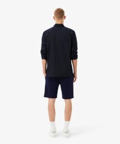 Lacoste Regular Fit Fleece Shorts Midnight Blue