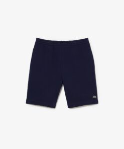 Lacoste Regular Fit Fleece Shorts Midnight Blue