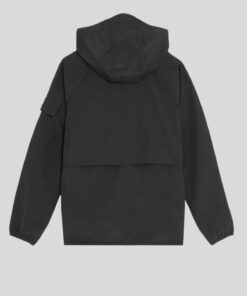 Lyle & Scott Hooded Windbreaker Jacket Jet Black