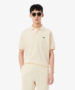 Lacoste Original L.12.12 Petit Pique Cotton Polo Shirt Beige
