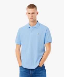 Lacoste Original L.12.12 Petit Pique Cotton Polo Shirt Pale Blue