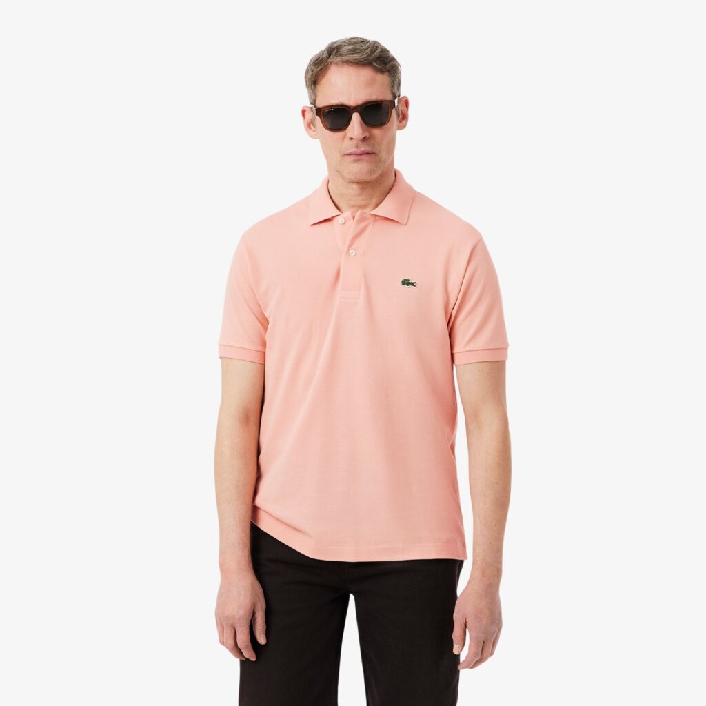 Lacoste Classic Fit L.12.12 Original Polo Shirt Coral Pink