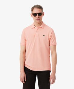 Lacoste Classic Fit L.12.12 Original Polo Shirt Coral Pink
