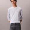 Calvin Klein Long Sleeve Waffle T-shirt Plein Air