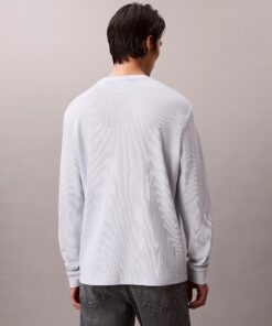 Calvin Klein Long Sleeve Waffle T-shirt Plein Air