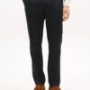 Tommy Hilfiger Denton Micro Print Straight Leg Chinos Navy Blue