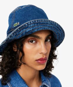 Lacoste Cotton Twill Bucket Hat