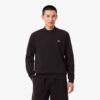 Lacoste Fleece Crew Neck Sweatshirt Brown