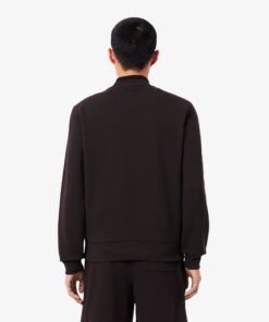 Lacoste Fleece Crew Neck Sweatshirt Brown
