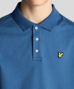 Lyle & Scott Cotton Polo Shirt Dark Cornflower
