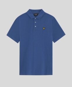 Lyle & Scott Cotton Polo Shirt Dark Cornflower