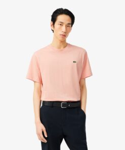 Lacoste Cotton T-shirt Coral Pink