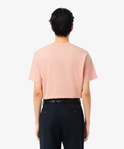 Lacoste Cotton T-shirt Coral Pink