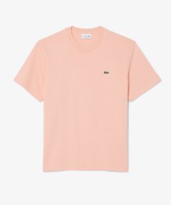 Lacoste Cotton T-shirt Coral Pink