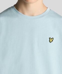Lyle & Scott Cotton Crew Neck T-Shirt Opal Blue