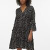 Vero Moda VMEasy Joy 3/4 Short Dress Black