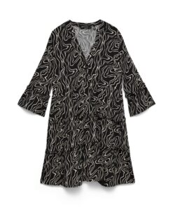 Vero Moda VMEasy Joy 3/4 Short Dress Black