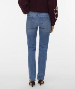 Vero Moda VMflash Straight Jeans Medium Blue Denim