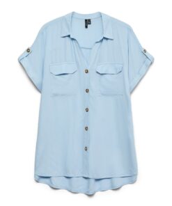Vero Moda Vmbumpy Shirt Cashmere Blue