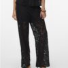 Vero Moda VMHoney Lace Loose Pants Black