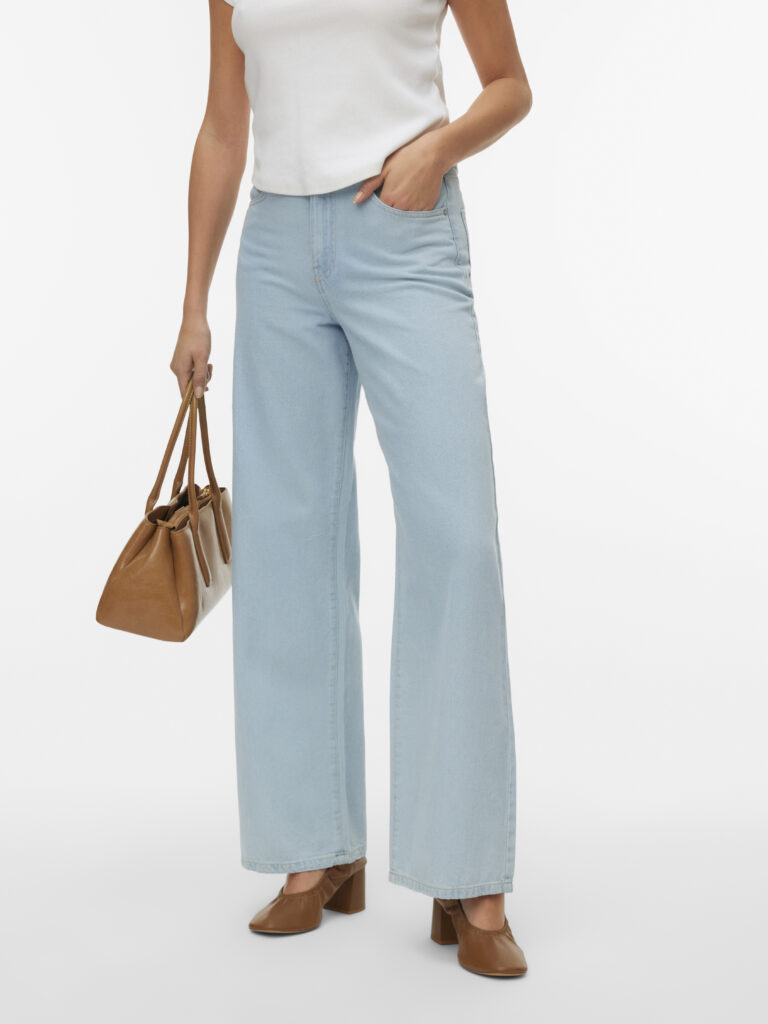Vero Moda VMKirsa Ida Wide Jeans Light Blue Denim