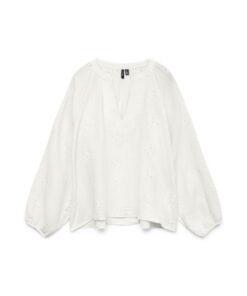 Vero Moda VMNatali Emb Top Snow White